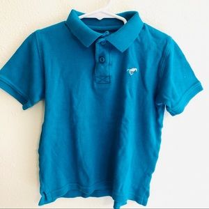 Canary Blue Polo Shirt Size 5T